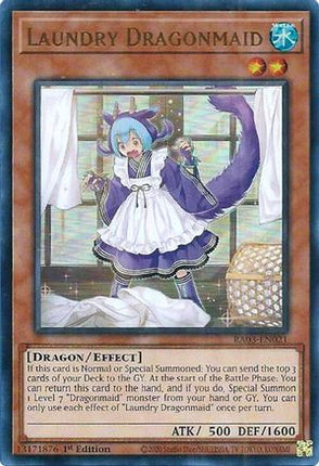 Laundry Dragonmaid  [RA03-EN021] Ultra Rare 1st Edition