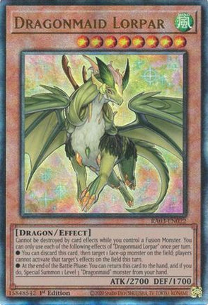 Dragonmaid Lorpar  [RA03-EN022] Ultimate Rare 1st Edition