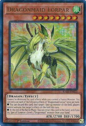 Dragonmaid Lorpar  [RA03-EN022] Ultra Rare 1st Edition