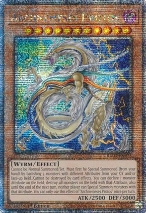 Archnemeses Protos  [RA03-EN023] Quarter Century Secret Rare 1st Edition