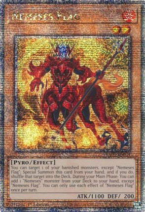 Nemeses Flag  [RA03-EN024] Quarter Century Secret Rare 1st Edition