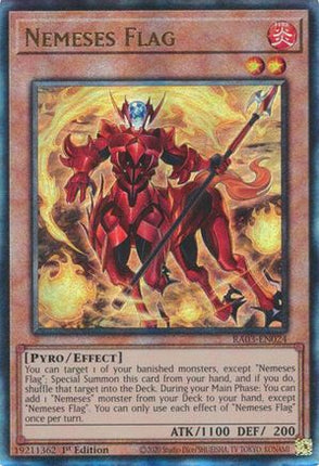 Nemeses Flag  [RA03-EN024] Ultimate Rare 1st Edition