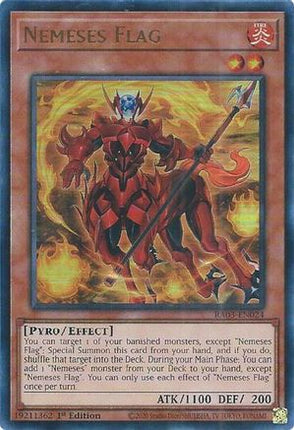 Nemeses Flag  [RA03-EN024] Ultra Rare 1st Edition