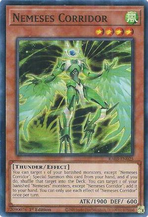 Nemeses Corridor (Super Rare) [RA03-EN025] 1st Edition