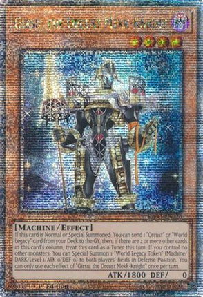 Girsu, the Orcust Mekk-Knight  [RA03-EN026] Quarter Century Secret Rare 1st Edition