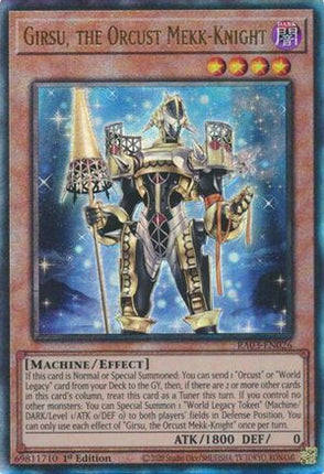Girsu, the Orcust Mekk-Knight  [RA03-EN026] Ultimate Rare 1st Edition