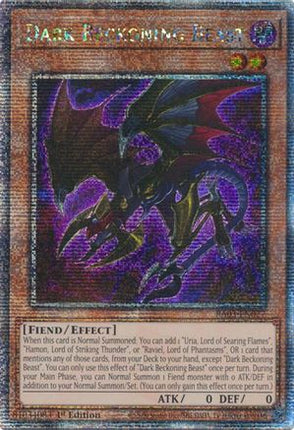 Dark Beckoning Beast  [RA03-EN027] Quarter Century Secret Rare 1st Edition