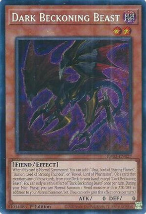 Dark Beckoning Beast  [RA03-EN027] Secret Rare 1st Edition