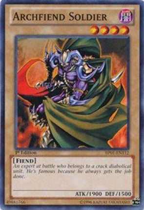 Archfiend Soldier (Common / Short Print) [BP01-EN112] 1st Edition