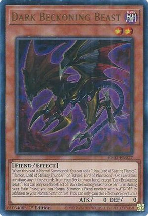 Dark Beckoning Beast  [RA03-EN027] Ultra Rare 1st Edition