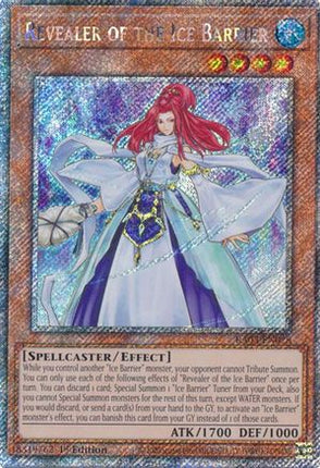 Revealer of the Ice Barrier  [RA03-EN028] Platinum Secret Rare 1st Edition