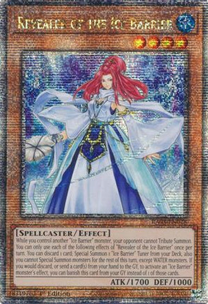 Revealer of the Ice Barrier  [RA03-EN028] Quarter Century Secret Rare 1st Edition