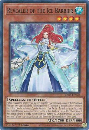 Revealer of the Ice Barrier (Super Rare) [RA03-EN028] 1st Edition