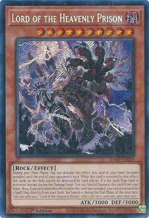 Lord of the Heavenly Prison  [RA03-EN029] Secret Rare 1st Edition
