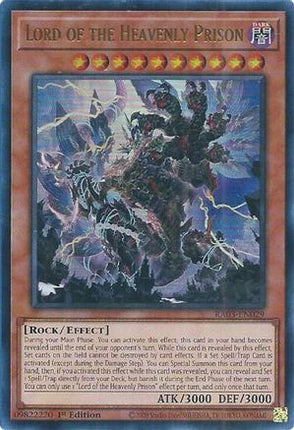 Lord of the Heavenly Prison  [RA03-EN029] Ultra Rare 1st Edition