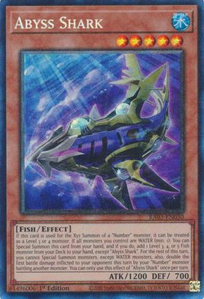 Abyss Shark  [RA03-EN030] Collector's Rare 1st Edition