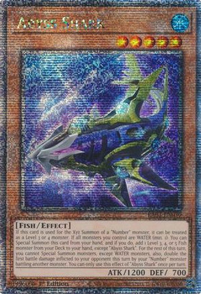 Abyss Shark (Quarter Century Secret Rare)  [RA03-EN030] 1st Edition