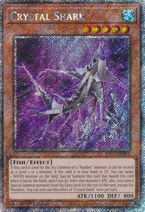Crystal Shark  [RA03-EN031] Platinum Secret Rare 1st Edition