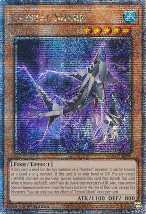 Crystal Shark  [RA03-EN031] Quarter Century Secret Rare 1st Edition