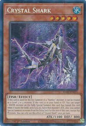 Crystal Shark  [RA03-EN031] Secret Rare 1st Edition