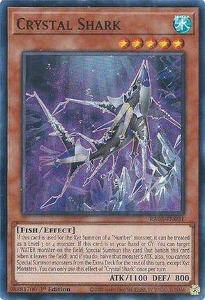Crystal Shark [RA03-EN031] Super Rare 1st Edition