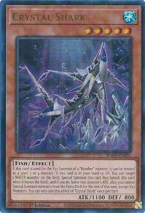 Crystal Shark  [RA03-EN031] Ultra Rare 1st Edition