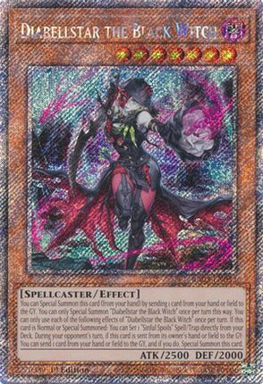 Diabellstar the Black Witch  [RA03-EN032] Platinum Secret Rare 1st Edition