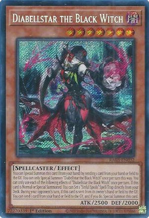 Diabellstar the Black Witch  [RA03-EN032] Secret Rare 1st Edition