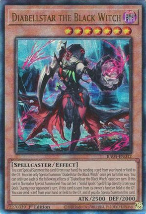 Diabellstar the Black Witch  [RA03-EN032] Ultimate Rare 1st Edition