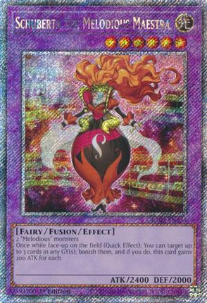 Schuberta the Melodious Maestra  [RA03-EN034] Platinum Secret Rare 1st Edition