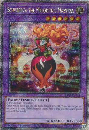 Schuberta the Melodious Maestra  [RA03-EN034] Quarter Century Secret Rare 1st Edition