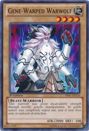 Gene-Warped Warwolf (Common / Short Print) [BP01-EN116] Unlimited