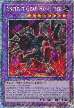 Ancient Gear Howitzer  [RA03-EN035] Platinum Secret Rare 1st Edition