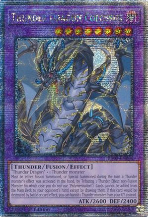 Thunder Dragon Colossus  [RA03-EN036] Quarter Century Secret Rare 1st Edition