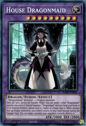 House Dragonmaid (PCR) (Prismatic Collector's Rare) [RA03-EN037] 1st Edition