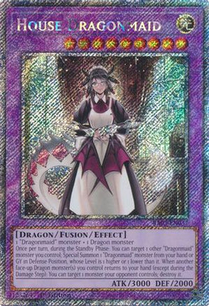 House Dragonmaid (Platinum Secret Rare)  [RA03-EN037] 1st Edition