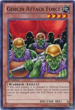 Goblin Attack Force (Common / Short Print) [BP01-EN118] 1st Edition