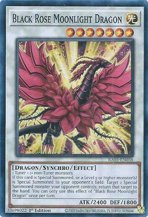 Black Rose Moonlight Dragon [RA03-EN038] Super Rare 1st Edition