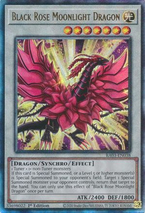Black Rose Moonlight Dragon  [RA03-EN038] Ultimate Rare 1st Edition