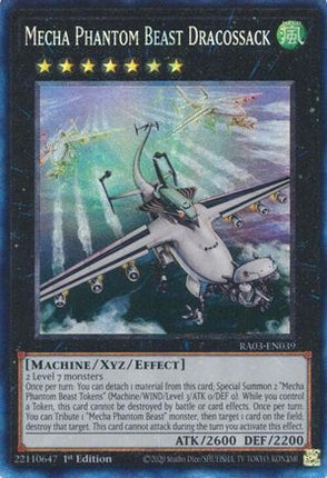 Mecha Phantom Beast Dracossack (PCR) (Prismatic Collector's Rare) [RA03-EN039] 1st Edition