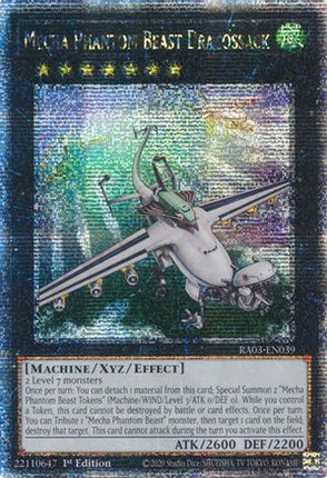 Mecha Phantom Beast Dracossack (Quarter Century Secret Rare)  [RA03-EN039] 1st Edition