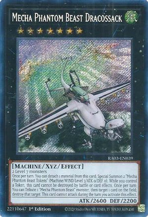 Mecha Phantom Beast Dracossack (Secret Rare)  [RA03-EN039] 1st Edition
