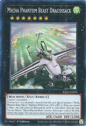 Mecha Phantom Beast Dracossack [RA03-EN039] Super Rare 1st Edition