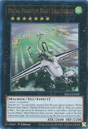 Mecha Phantom Beast Dracossack  [RA03-EN039] Ultra Rare 1st Edition