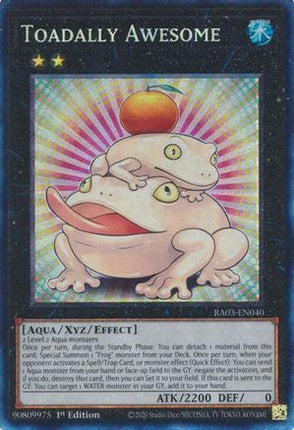 Toadally Awesome  [RA03-EN040] Collector's Rare 1st Edition