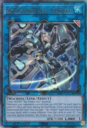 Sky Striker Ace - Shizuku  [RA03-EN043] Ultimate Rare 1st Edition