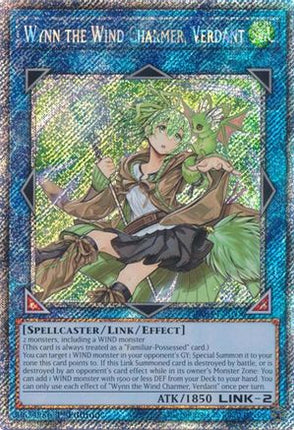 Wynn the Wind Charmer, Verdant  [RA03-EN045] Platinum Secret Rare 1st Edition