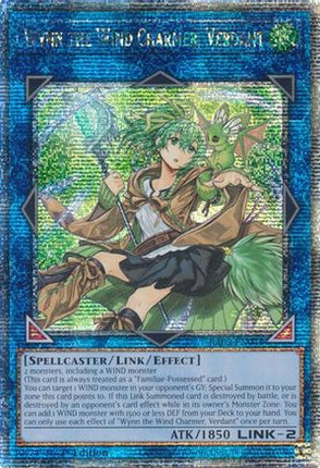 Wynn the Wind Charmer, Verdant  [RA03-EN045] Quarter Century Secret Rare 1st Edition