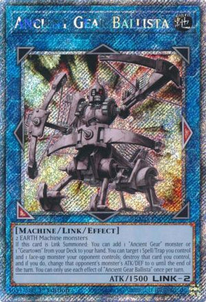 Ancient Gear Ballista  [RA03-EN046] Platinum Secret Rare 1st Edition