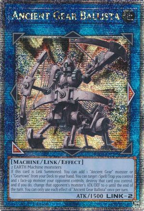 Ancient Gear Ballista  [RA03-EN046] Quarter Century Secret Rare 1st Edition